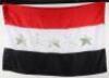 1st Gulf War Iraqi Camouflaged Helmet and Flag - 12