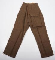 Rare 1945 Dated Special Pattern Battle Dress Trousers Issued to the British Paratroopers