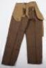 Rare 1945 Dated Special Pattern Battle Dress Trousers Issued to the British Paratroopers - 18