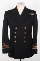 Royal Navy Transport Officers Tunic and Peaked Cap