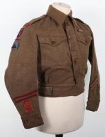 WW2 Royal Army Medical Corps 21st Army Group / 59th Infantry Division Battle Dress Blouse