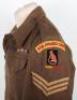 WW2 British 11th (Prince Albert&rsquo;s Own) Hussars 7th Armoured Division Battle Dress Blouse - 8