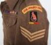WW2 British 11th (Prince Albert&rsquo;s Own) Hussars 7th Armoured Division Battle Dress Blouse - 9