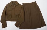 Scarce WW2 British Female Mechanised Transport Corps Battle Dress Uniform Set