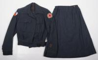 WW2 Female American Red Cross Welfare Service Battle Dress Uniform Set