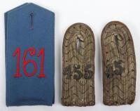 WW1 German 455th Infantry Regiment Officers Shoulder Straps