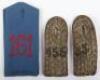 WW1 German 455th Infantry Regiment Officers Shoulder Straps