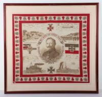 Imperial German Framed Patriotic Cloth