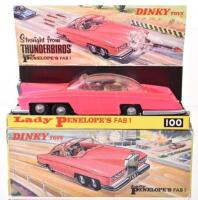 Dinky Toys Boxed 100 Lady Penelopes FAB 1 From TV series ‘Thunderbirds’ fluorescent pink body