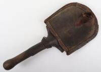 WW1 German Machine Gunners Entrenching Tool with Cover