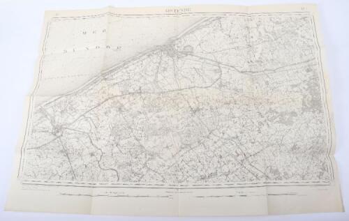 WW1 German Trench Maps of the Western Front