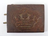 Rare WW1 German Hesse Regiments M-15 Steel Belt Buckle