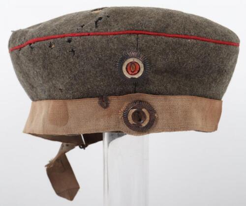 Imperial German M1907 Prussian Feldmutze / Kratzchen with Trench Cover Band