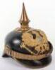 Imperial German Prussian Reserve Officers Pickelhaube and Peaked Cap Grouping - 10