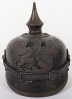 Baden M-15 Pickelhaube with Interesting Label