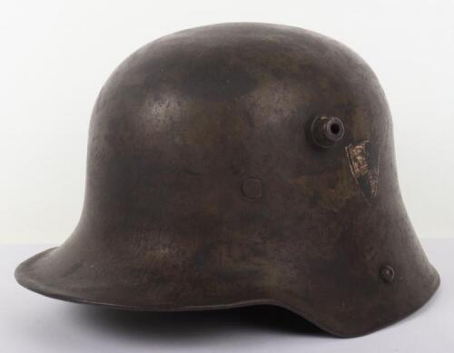 Rare Imperial German 1st Garde M-16 Steel Combat Helmet