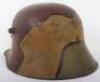 Imperial German M-16 Camouflaged Steel Combat Helmet - 3