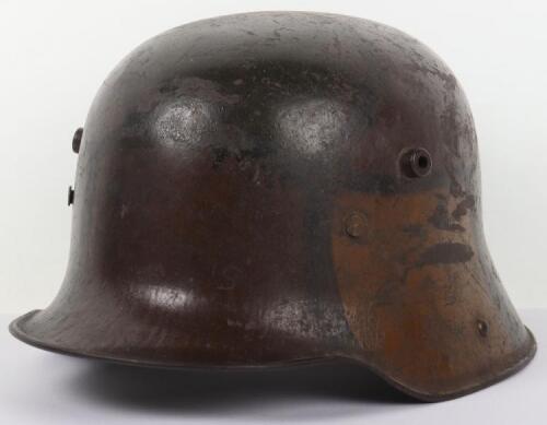 Imperial German M-16 Camouflaged Steel Combat Helmet