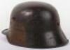 Imperial German M-16 Camouflaged Steel Combat Helmet - 4