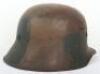 Imperial German Camouflaged M-17 Steel Combat Helmet - 3