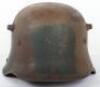 Imperial German Camouflaged M-17 Steel Combat Helmet - 11