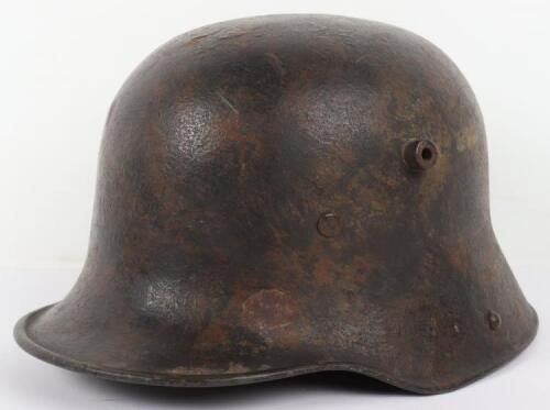 Imperial German Camouflaged M-17 Steel Combat Helmet