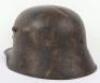 Imperial German Camouflaged M-17 Steel Combat Helmet - 4