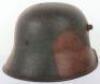 Imperial German Camouflaged M-17 Steel Combat Helmet - 2