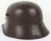 Imperial German Battle Damaged M-16 Steel Combat Helmet - 4