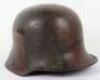 Imperial German M-16 Camouflaged Steel Combat Helmet - 2