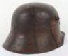 Imperial German M-16 Camouflaged Steel Combat Helmet - 3