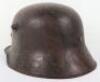 Imperial German M-16 Camouflaged Steel Combat Helmet - 4