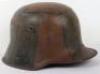 Imperial German M-17 Camouflaged Steel Combat Helmet - 2