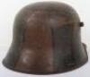 Imperial German M-17 Camouflaged Steel Combat Helmet - 3