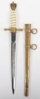 Third Reich Period Imperial German Naval Conversion Dagger by Alcoso Solingen