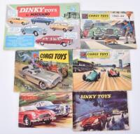 Six Dinky Corgi Toys Original Catalogues