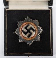 Third Reich German Cross in Gold (Deutsches Kreuz) by Godet