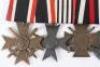 Third Reich Court Mounted Medal Group of Five - 2