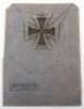 WW2 German 1939 Iron Cross 2nd Class in Paper Packet of Issue - 4