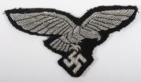 Scarce Luftwaffe Hermann Goring Panzer Division Tunic Breast Eagle