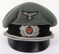 Rare Third Reich TENO (Technische Nothilfe) Officers Peaked Cap