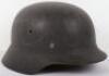 WW2 German Army Single Decal Steel Combat Helmet - 2