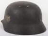 WW2 German Army Single Decal Steel Combat Helmet - 4