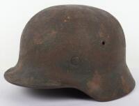 WW2 German Army / Luftwaffe Camouflaged Steel Combat Helmet