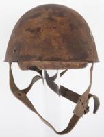 WW2 Axis Forces Italian Camouflaged Paratrooper Helmet