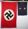 Unusual Pre-War American Made NSDAP Swastika Flag - 7