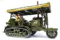 Toy Army Workshop Holt Caterpillar Tractor tundra finish, driver in steel helmet (Condition Excellent) (2)