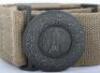 WW2 German Afrika Korps (D.A.K) Officers Belt and Buckle - 2