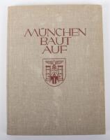 Third Reich Period Publication Signed by the Mayor of Munich Karl Fiehler and SS Blood Flag Bearer Jakob Grimminger