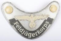 Third Reich Feldjagerkorps Gorget